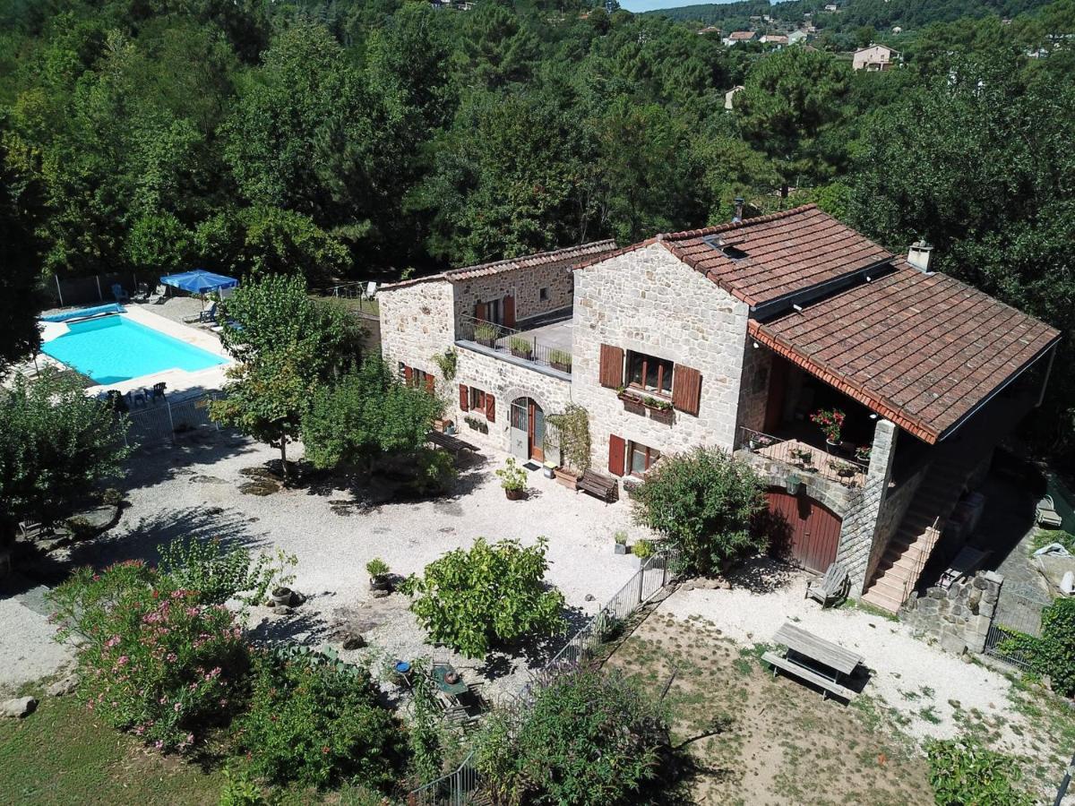 Mas Le Corbery Villa Largentière Buitenkant foto